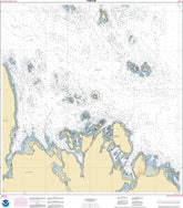 NOAA Nautical Chart 17401: Lake Bay and approaches, Clarence Str.
